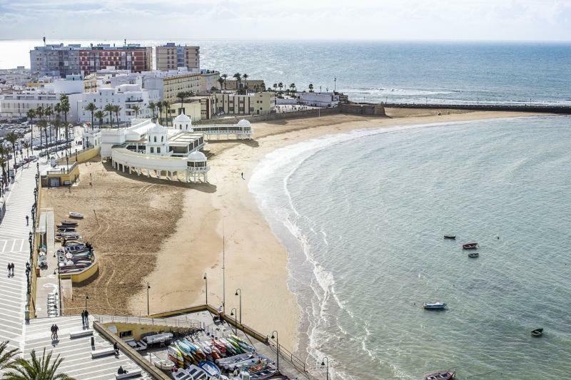 Caleta Beach Cádiz Buitenkant foto